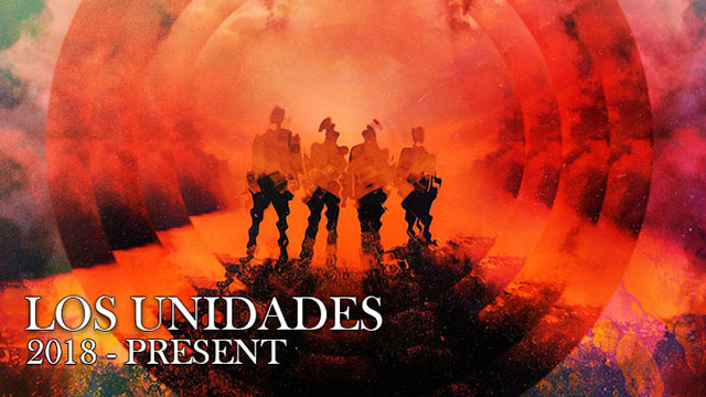 A photo of the mysterious band Los Unidades, which are actually Coldplay